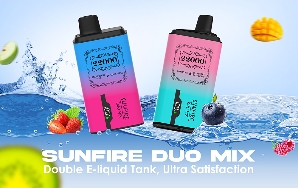 Tuam Tshoj SUNFIRE DOU MIX 22000 Rechargeable Disposable Vape manufacturers  thiab lwm tus neeg